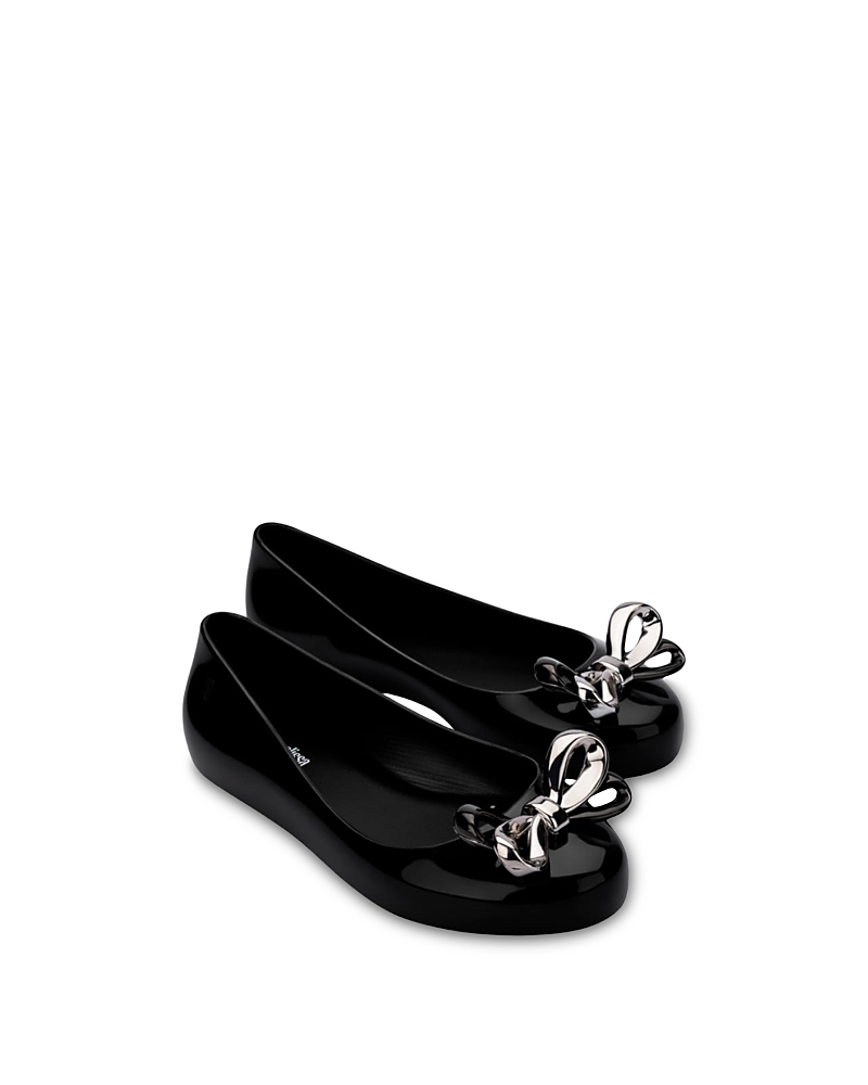Mini Melissa Girls' Sweet Love Glam Ballet Flats - Toddler, Little Kid, Big Kid