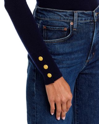 Kolie Double V Neck Chain Back Top