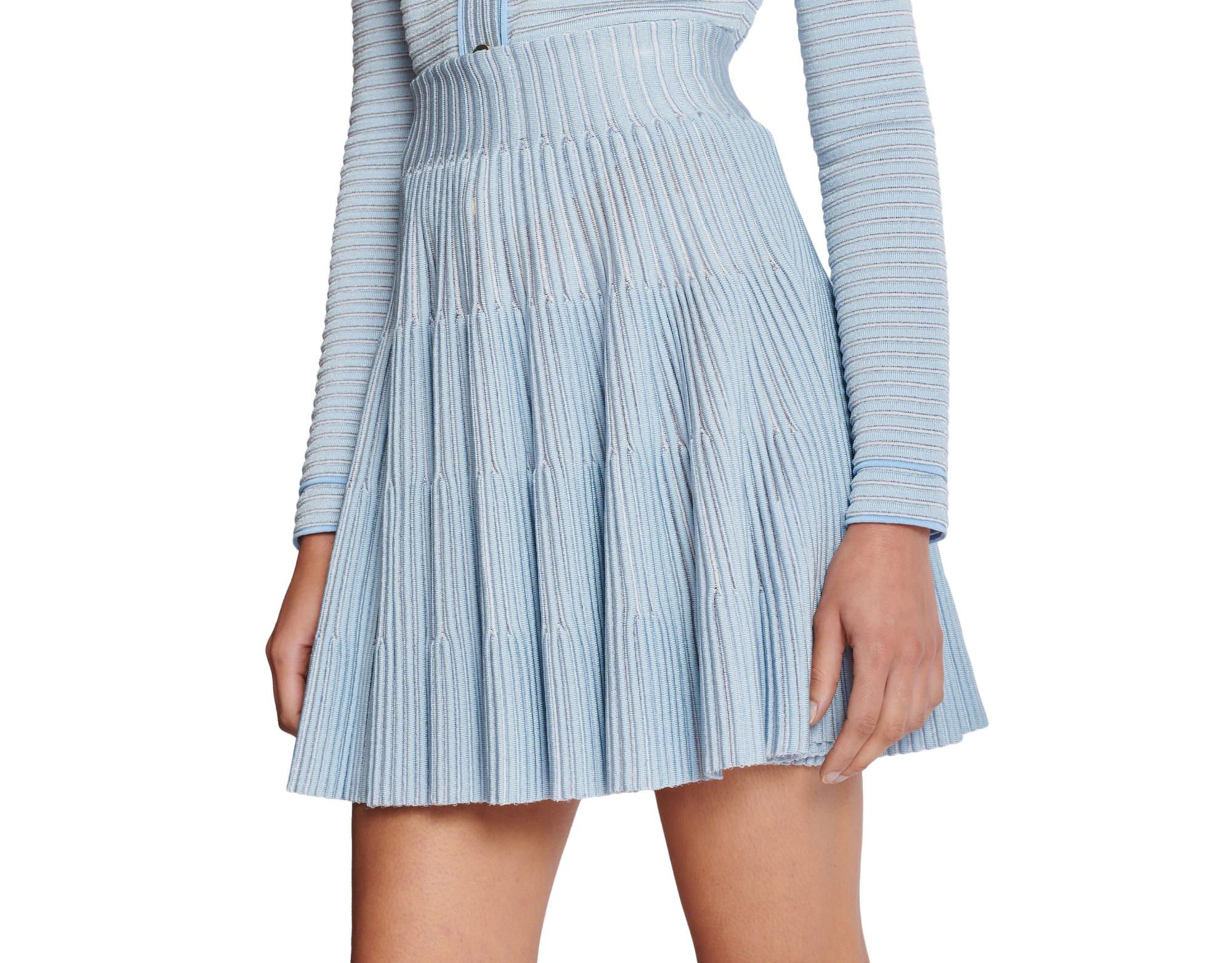 A-Line Textured Knit Skirt — Image 11