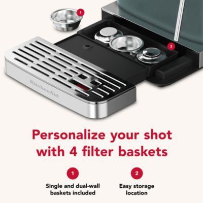 Semi Automatic Espresso Machine with Burr Grinder