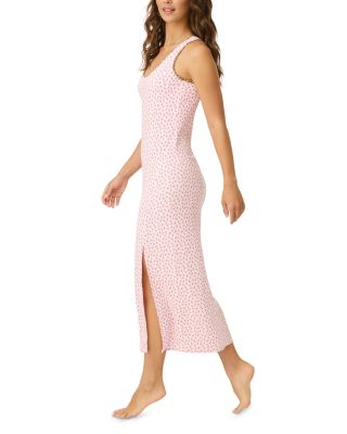 x PQ Swim Contrast Neck Floral Print Night Dress