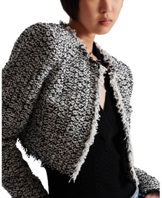  Cropped Tweed Jacket