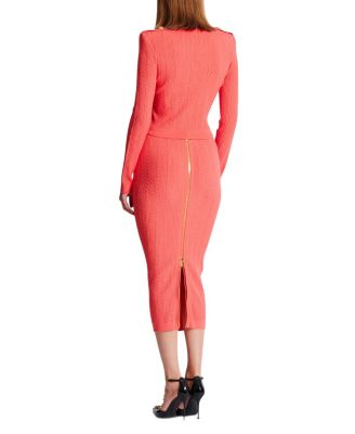  Long Sleeved Cable Knit Cardigan