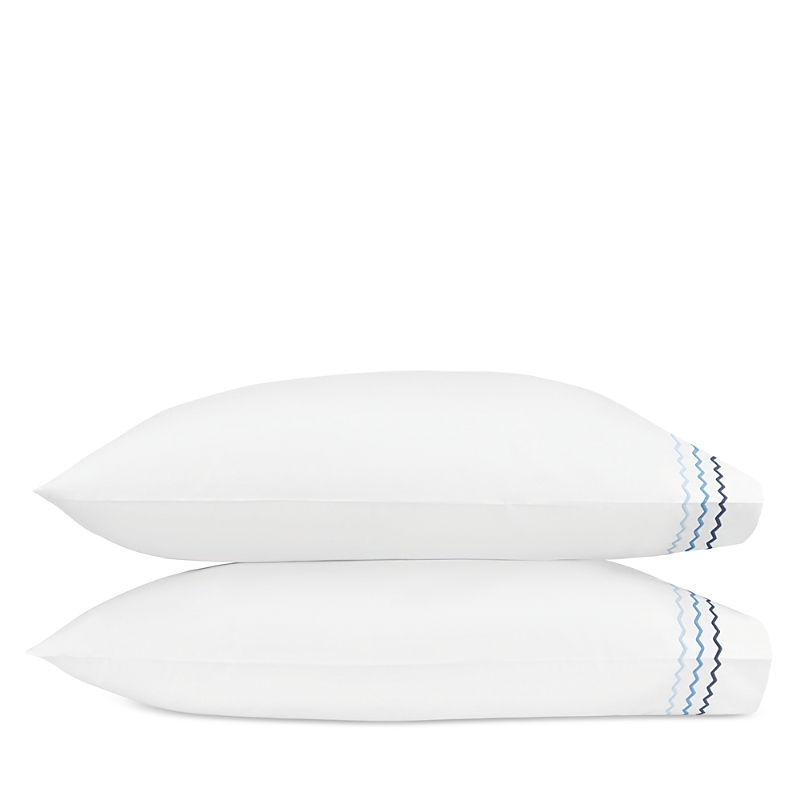 Matouk Axel King Pillowcase, Pair In White