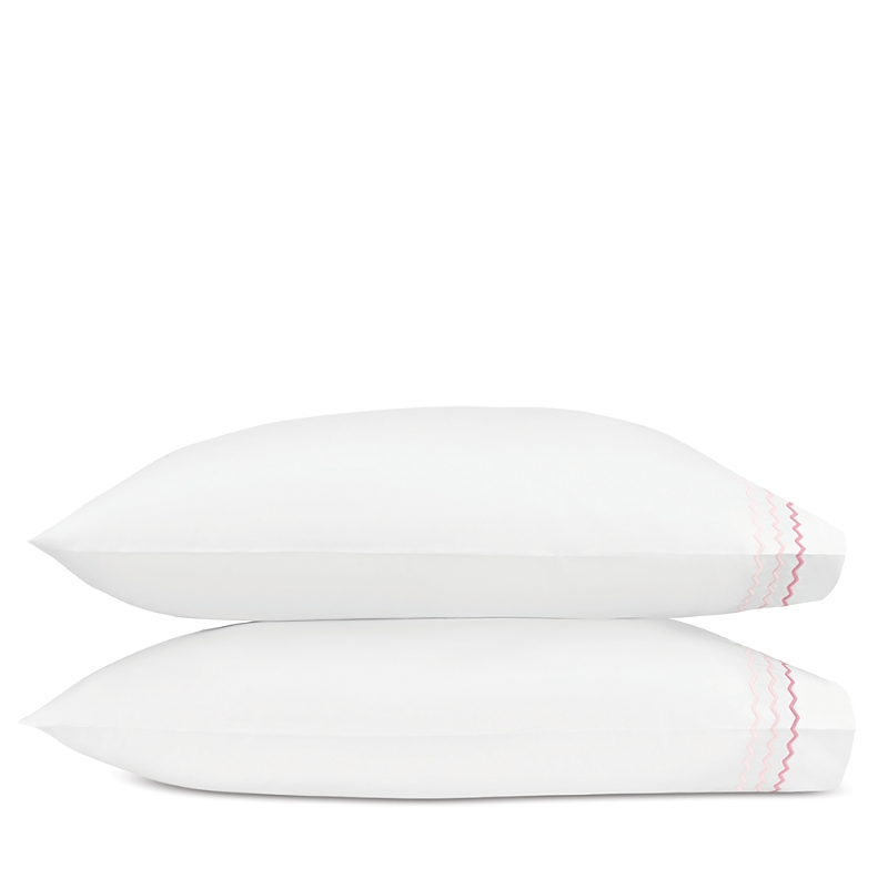 Matouk Axel King Pillowcase, Pair In White