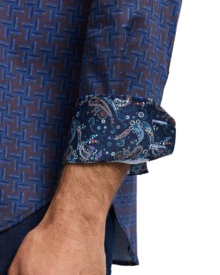 Talbot Cotton Blend Button Down Shirt