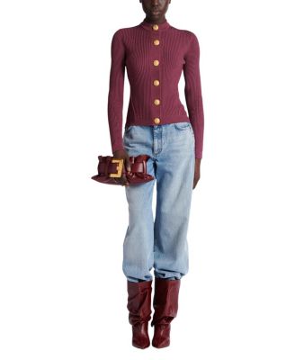  Fine Knit Cardigan with Buttons