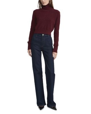 The Cashmere Fleck Turtleneck Sweater