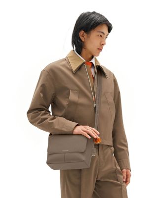 Medium Leather Flaire Messenger Bag