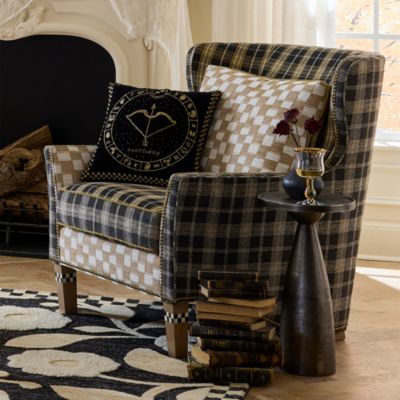 Mad for Plaid Wing Chair