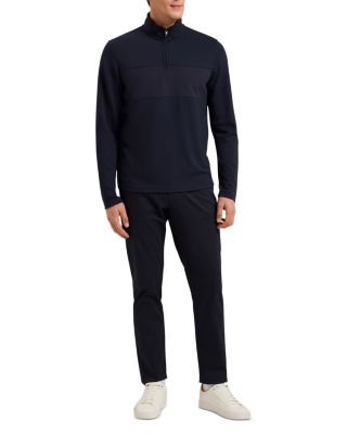 Simonea Textured Panel Half Zip Sweatshirt