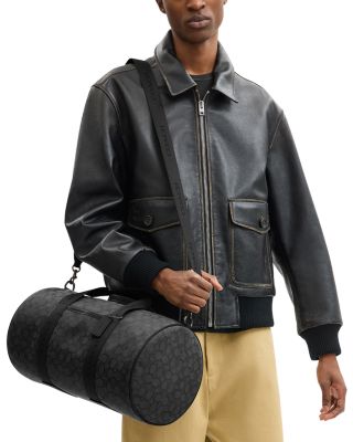 Theo Signature Jacquard Duffle Bag