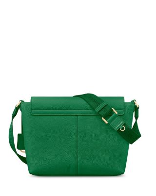 Medium Leather Flaire Messenger Bag