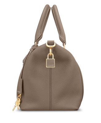 Small Leather Weekender Bag