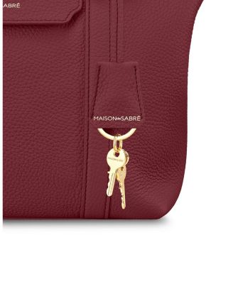 Small Leather Weekender Bag