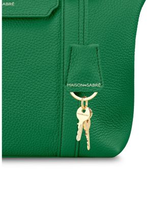 Small Leather Weekender Bag