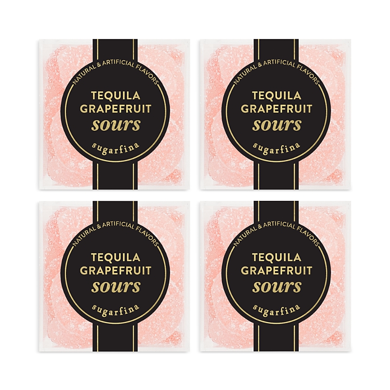 Sugarfina Tequila Grapefruit Sours 4 Piece Kit In Pink
