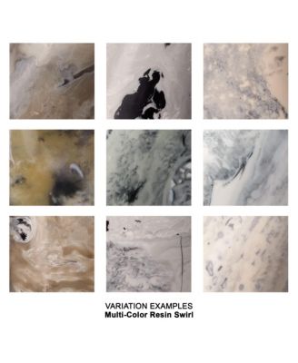 Variegated Horn Decorative Objects, Set of 3