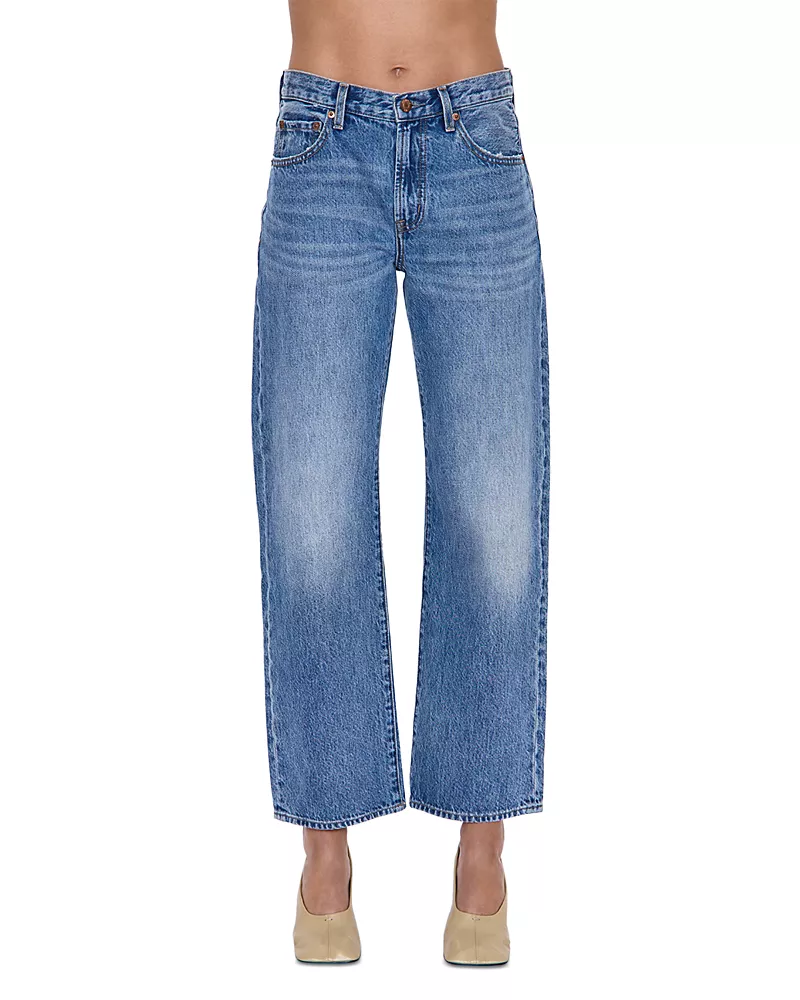 Pistola Lexi High Rise Straight Jeans in Metropolis