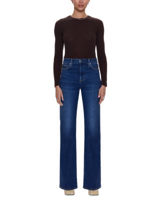 Evie High Rise Slim Bootcut Jeans in Penthouse 