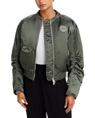 Jade Down Bomber Jacket