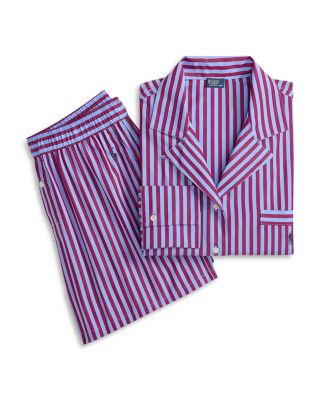 Cropped Shirt & Boxer Sleep Set