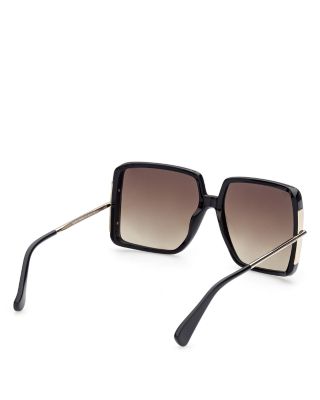 Malibu4 Square Sunglasses, 58mm