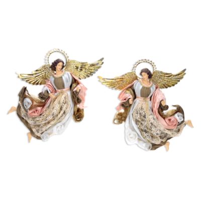 Flying Angel Figure, Set of 2