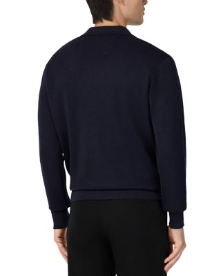 Superfine Merino Wool Knitted Polo Shirt 