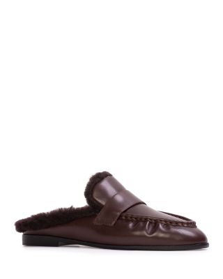 Women's Classic Shearling Mule Loafers
