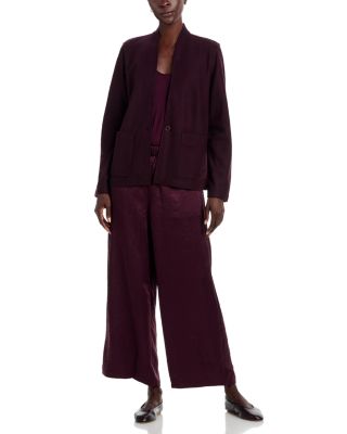 Wool High Collar Jacket