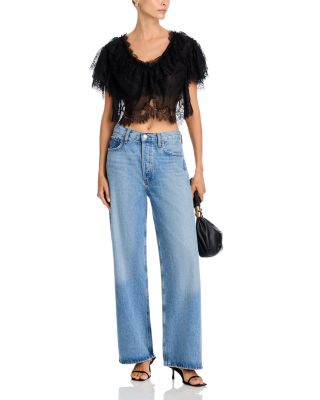 Vienne Lace Cropped Top