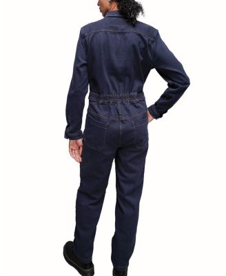 The Essential Denim Long Sleeve High Waisted Coverall