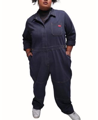 The Essential Denim Long Sleeve High Waisted Coverall