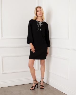 Rhinestone Bow Dress