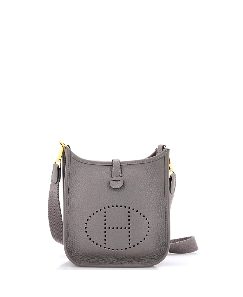 Click to view more detailed imagery on our partner's website Pre-owned Pre-owned Hermes Hermes Tpm Evelyne Bag Gen Iii Clemence In Gray