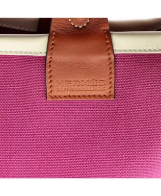  25 Sac Steeple Tote Toile with Leather