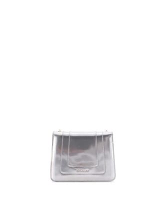  Small Serpenti Forever Square Shoulder Bag Metallic Leather