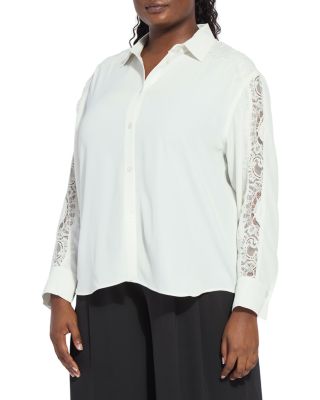 Natasha Lace Trim Shirt