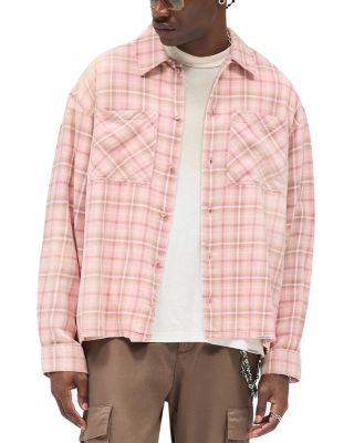 Long Sleeve Printed Button Front Shirt