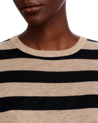 Cashmere Stripe Long Sleeve Sweater