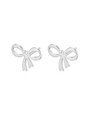 Sterling Silver Wrap Me Up Bow Studs