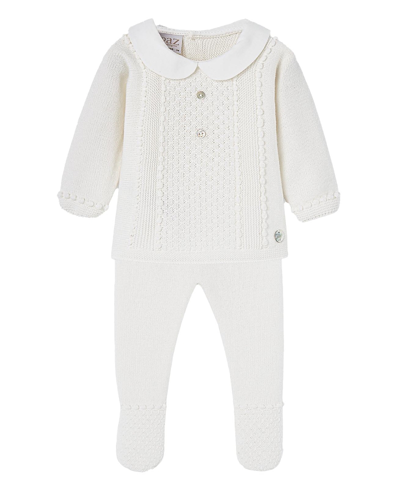 Paz Rodriguez Boys' Paz Oi 25-26 Set - Baby In White