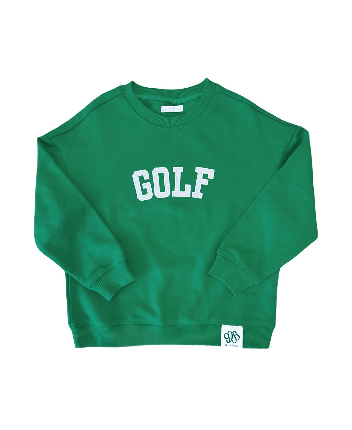 Bits & Bows Unisex Kids Golf Cotton Crewneck Sweatshirt - Baby, Little Kid