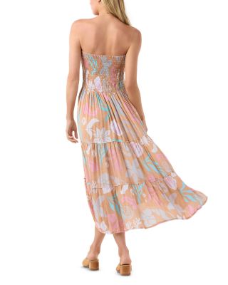 Lei Strapless Tiered Dress