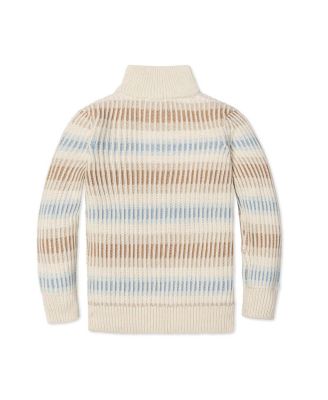 Boys&#39; Organic Mock Neck Stripe Sweater - Little Kid, Big Kid