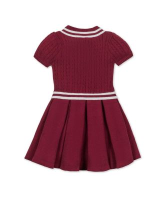 Girls' Organic Short Sleeve Cricket Sweater Dress - Little Kid, Big Kid