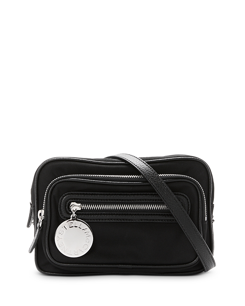Stella Mccartney Dartmoor Econyl Crossbody Camera Bag In Black