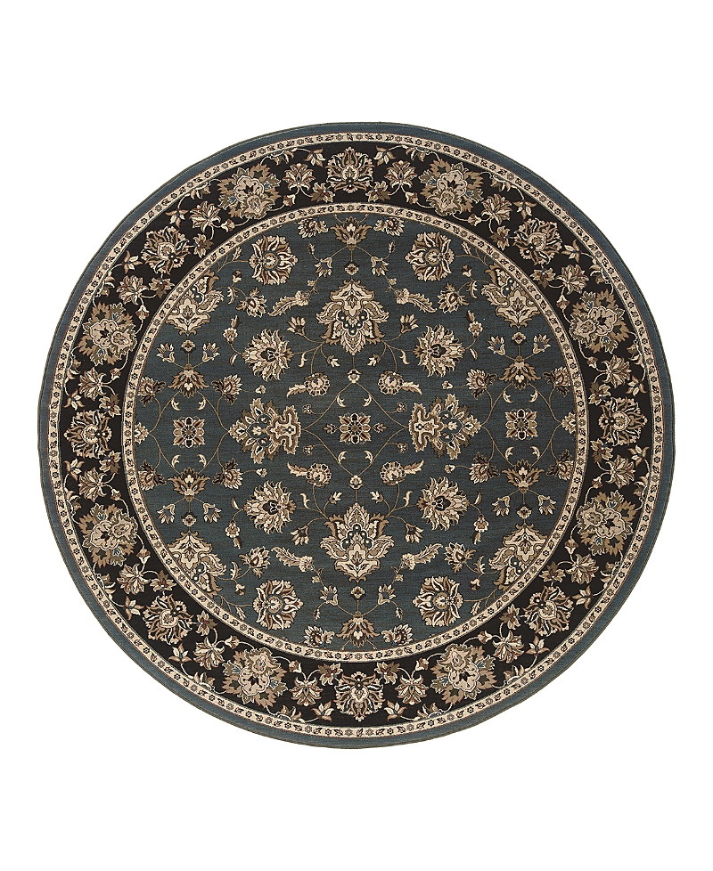 Oriental Weavers Ariana 623h Round Area Rug 8'0 X 8'0 In Gray