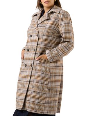 Frostfall Plaid Coat